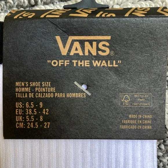 VANS “Off The Wall”  socks - Picture 3 of 10